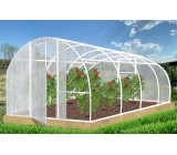 Теплица Кормилица 4х3х2,1м окрашенная, 2 двери