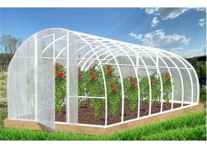 Теплица Кормилица 4х3х2,1м Суперусиленная, окрашенная, 2 двери