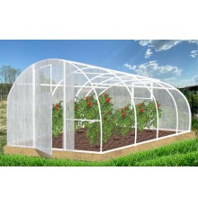 Теплица Кормилица 4х3х2,1м Усиленная, окрашенная, 2 двери