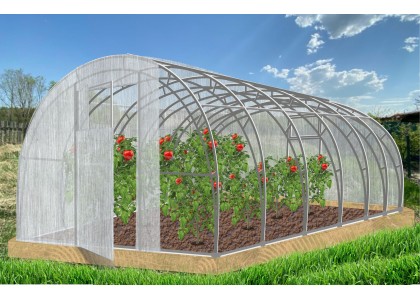 Теплица Кормилица 6х3х2,1м неокрашенная, 2 двери
