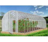 Теплица Кормилица 6х3х2,1м Суперусиленная, неокрашенная, 2 двери