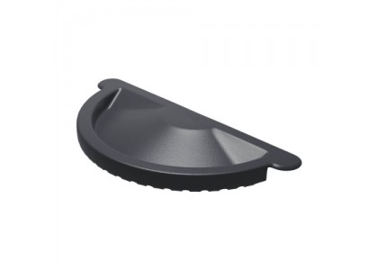 ВД Заглушка желоба D125 7024 графитовый серый (Водолей)