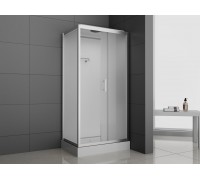 Душевая кабина 120*80*215 н/п ODA 8801 Р Silver frosted прямоугольный матовое стекло