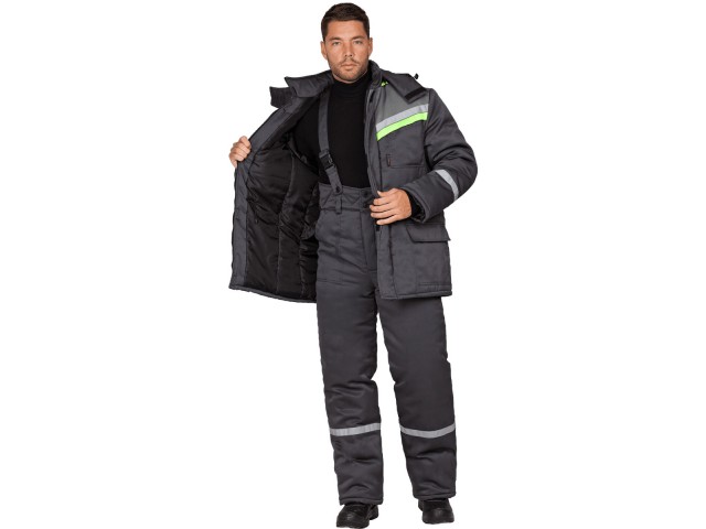 Костюм утепленный Вьюга куртка, полукомбинезон размер 120-124, рост 194-200