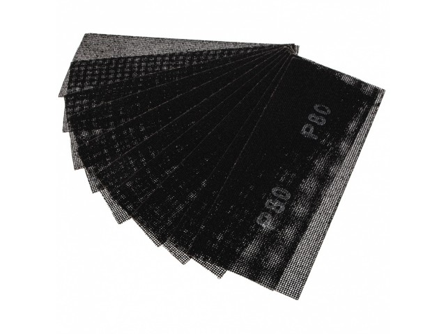 Сетка абразивная №  80, 115 х 280 мм, 10 шт, Sparta