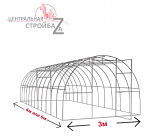 Конструктор-Теплица Кормилица Суперусиленная, окрашенная, 2 двери