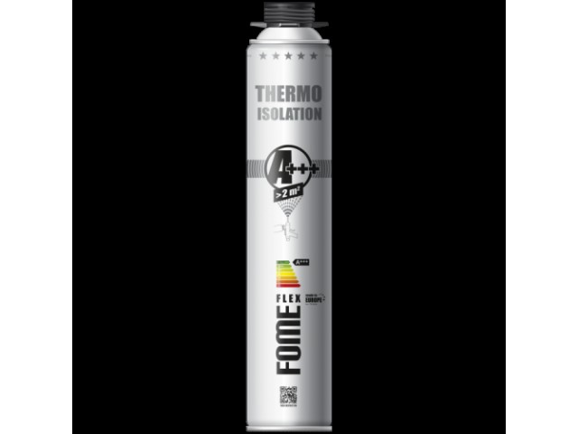Напыляемый утеплитель Fome Flex Thermo Isolation A 900 мл Напыляемый утеплитель Fome Flex Thermo Isolation A 900 мл