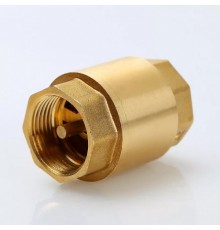 Клапан обратный пружинный ДУ15 латунь