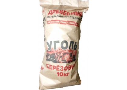 Уголь древесный 10кг