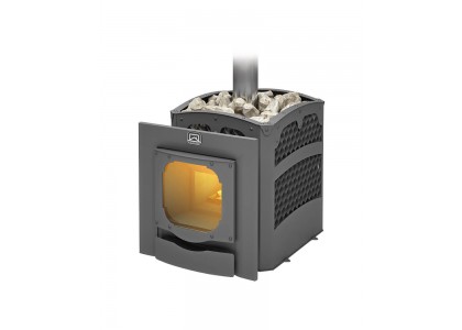 Печь-каменка БЫЛИНА-СЕТКА-18Ч Панорама (без двери БЫЛИНА 16/обрамления)