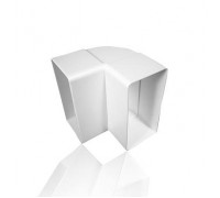 Колено плоское вертикальное 612КВП (120х60мм/90град)