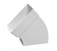 Колено плоское горизонтальное 612КРП разноугловое (120х60мм)