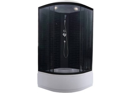 Душевая кабина 90*90*215 г/п ODA 5001 Р черный кирпич б/с