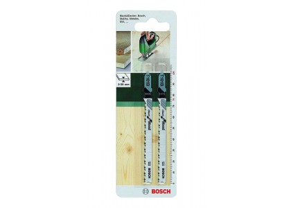 Пилки по дереву  84 х 1,5 мм, 2 шт, T101AO, Bosch