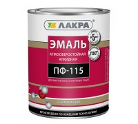 Эмаль ПФ-115 Лакра черный 1,9 кг Л-С
