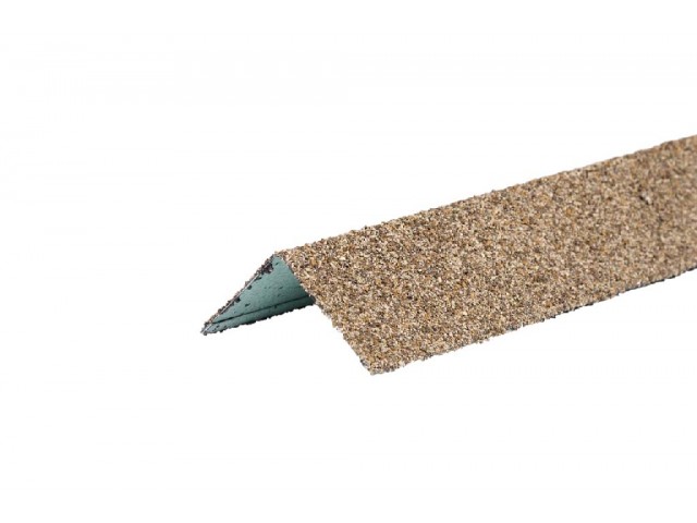 Уголок внешний металлический HAUBERK, песчаный, 50х50х1250мм
