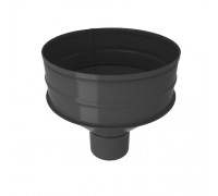 ВД Воронка водосборная D100 7024 графитовый серый (Водолей)