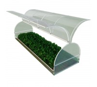 Парник 4х1,5х1м окрашенный