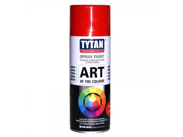 Краска аэрозольная универсальная Tytan Professional Art of the colour красная 3020 283 г.