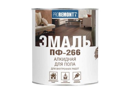 Эмаль ПФ-266 Лакра PROREMONTT желто-коричневая 0,9 кг Л-С