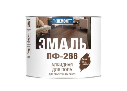 Эмаль ПФ-266 Лакра PROREMONTT желто-коричневая 2,7 кг Л-С
