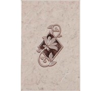 Декор Блюз коричневый 200х300 мм