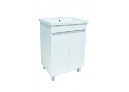 Тумба под умывальник 50 Стандарт белый лак под умывальник СОМО 50/Фостер 500