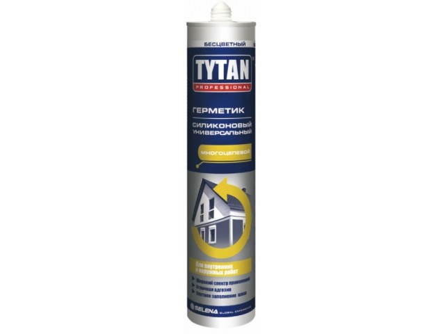 Герметик TYTAN Professional силиконовый универсальный белый 310 мл