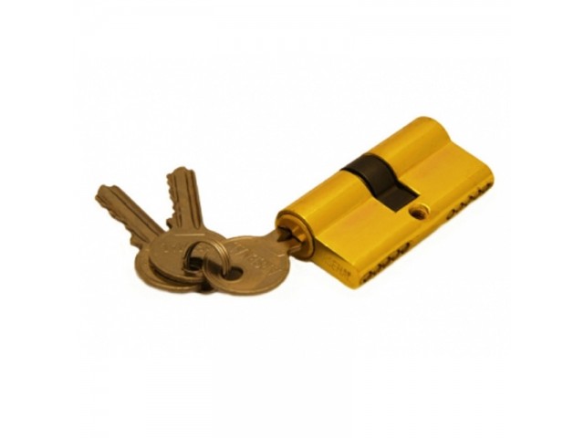 Ключевой цилиндр R6-3-60мм РВ-D ключ/ключ золото