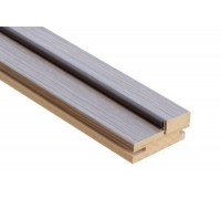 Деталь дверной коробки 26х70х2050 тиковое дерево ПВХ экошпон телескопическая