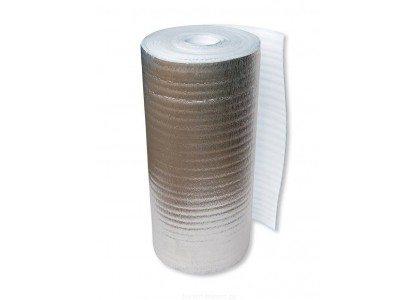 Вспененный полиэтилен НПЭ Ф+Скл 10мм (1х25м) 