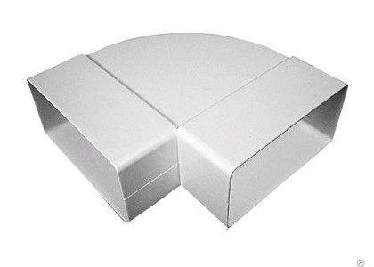 Колено плоское горизонтальное 620КГП (204х60мм/90град)