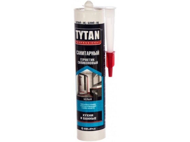 Герметик TYTAN Professional силиконовый санитарный белый 280 мл