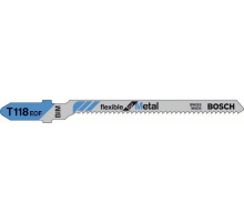 Пилки по металлу  83 х 1.5 мм, Bi-металл, 5 шт, T118EOF, Bosch