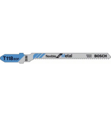 Пилки по металлу 83 х 1.5 мм, Bi-металл, 5 шт, T118EOF, Bosch