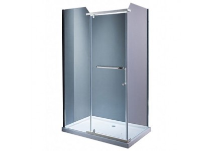 Душевой уголок 1200*800мм белые стекла низкий поддон ODA-8028 В