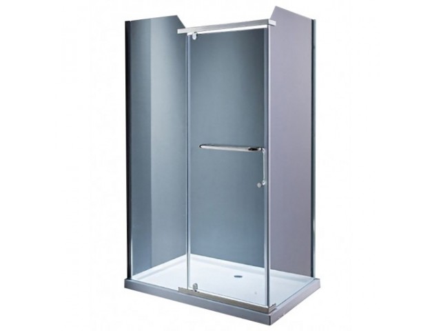 Душевой уголок 1200*800мм белые стекла низкий поддон ODA-8028 В