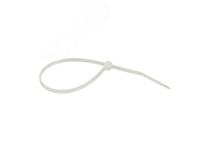 Хомуты нейлоновые белые 2,5х200мм (100шт) EKF