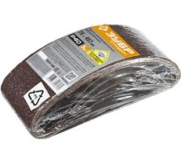 Лента шлифовальная 75х457мм Р120, 5шт, Зубр