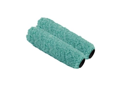 Ролик сменный 100 мм х 15 мм х 12 мм, микрофибра премиум, под ручку 6 мм,DECOR (уп 2 шт)