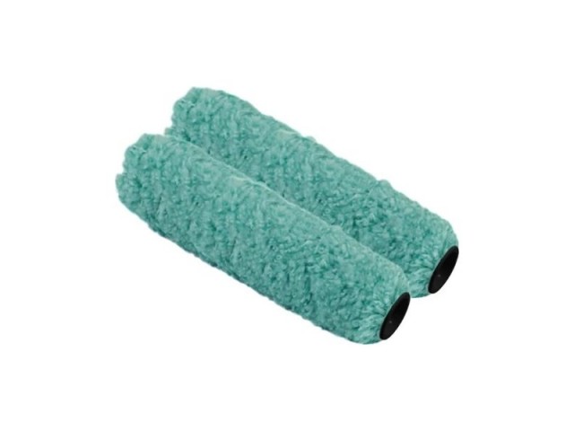 Ролик сменный 100 мм х 15 мм х 12 мм, микрофибра премиум, под ручку 6 мм,DECOR (уп 2 шт)