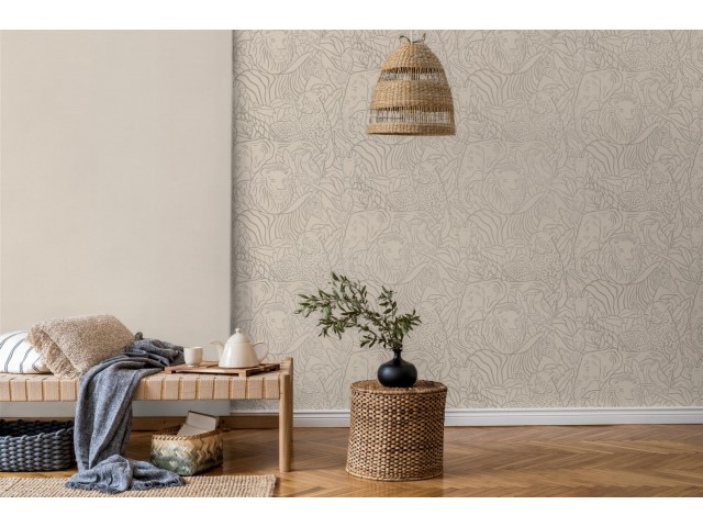 Обои HomeColor  HC72249-23 на флизелине1,06*10м (8) Palitra Home Color Зоо Сафари