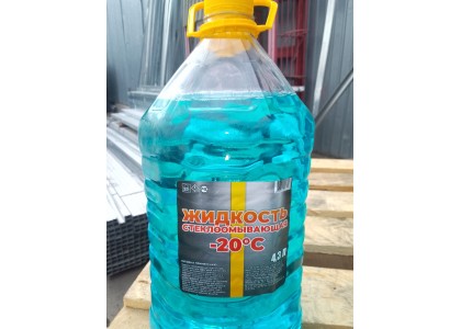 Жидкость стеклоомывающая КРИСТАЛЛОФФ (-20) желтая крышка 4,3 л (сертиф.)