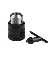 Патрон для дрели 0,8-10 мм, 1/2 с ключом, Зубр