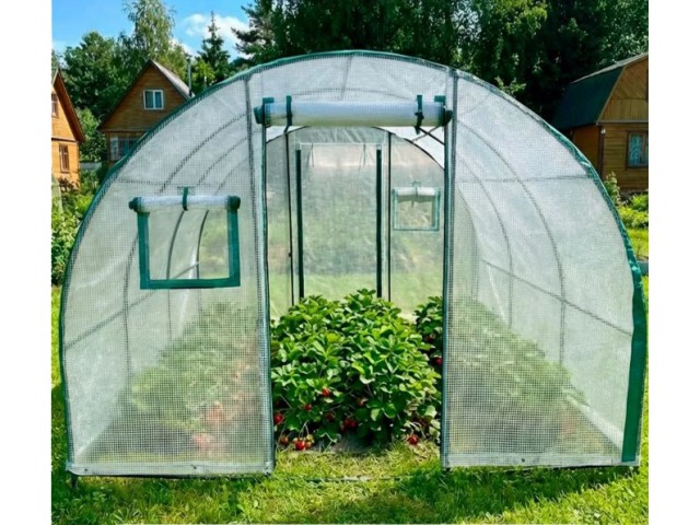 Чехол на теплицу из армированной пленки Стандарт (леска) 2х4х2,1м 