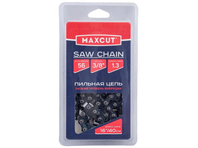 Цепь 3/8-1,3 мм, 56 звеньев, блистер, 91LV-56E, MAXCUT