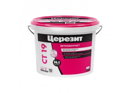 Грунтовка Церезит СТ-19 Бетонконтакт НМ 5 кг