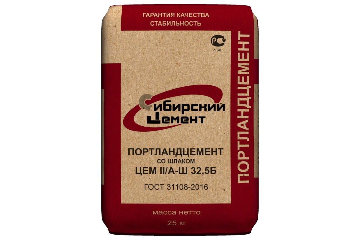 Цемент Топкинский ПЦ-400 ЦЕМ II /А-Ш 32.5 Б КРАСНЫЙ 50 кг (40) в  Центральной Стройбазе купить по низкой цене