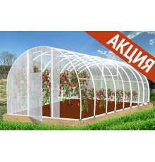 Теплица Кормилица 4х3х2,1м Суперусиленная, окрашенная, 2 двери