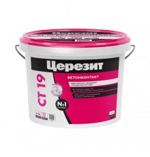 Грунтовка Церезит СТ-19 Бетонконтакт 15 кг морозостойкая